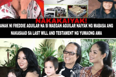 Luha at Gulat! Maegan Aguilar, Anak ni Freddie Aguilar, Napaiyak Matapos Mabasa ang Laman ng Huling Habilin ng Ama—Isang Rebelasyong Magpabagsak sa Kanyang Tuod!