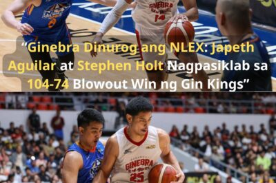“Ginebra Dinurog ang NLEX: Japeth Aguilar at Stephen Holt Nagpasiklab sa 104-74 Blowout Win ng Gin Kings”