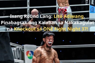 Isang Round Lang: Lito Adiwang, Pinabagsak ang Kalaban sa Nakakagulat na Knockout sa ONE Fight Night 37!