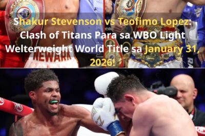 Shakur Stevenson vs Teofimo Lopez: Clash of Titans Para sa WBO Light Welterweight World Title sa January 31, 2026!