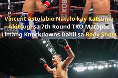 Vincent Astolabio Natalo kay Katsuma Akitsugi sa 7th Round TKO Matapos Limang Knockdowns Dahil sa Body Shots