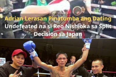 Adrian Lerasan Pinatumba ang Dating Undefeated na si Reo Nishioka sa Split Decision sa Japan
