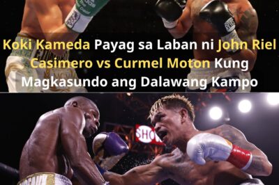 Koki Kameda Payag sa Laban ni John Riel Casimero vs Curmel Moton Kung Magkasundo ang Dalawang Kampo