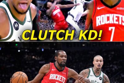 “FINALS VIBE! Giannis Mambully na Mala-Prime Shaq, Pero Clutch KD ang Bumawi para sa Rockets Comeback Win!”