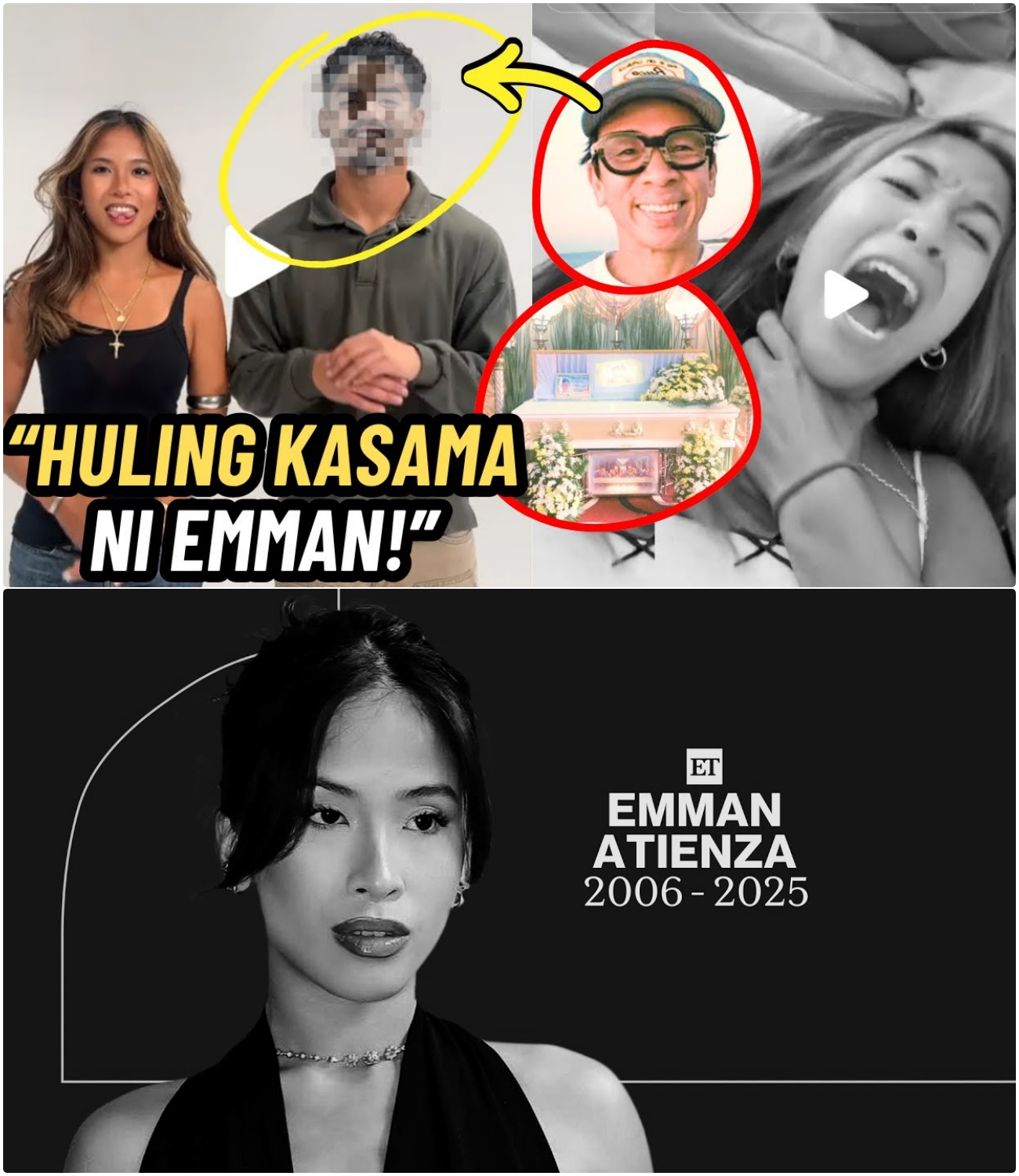 LALAKING HULING NAKASAMA NI EMAN ATIENZA, EMOSYONAL NA NAGSALITA ...