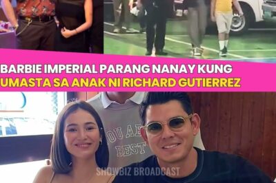 Barbie Imperial, hindi lang basta kasama—umasta na parang tunay na ina sa anak nina Richard Gutierrez at Sarah Lahbati! Sa viral na eksena, hawak ang kamay ng bata, alagang-alaga, at punong-puno ng lambing. May bagong yugto na ba sa buhay pamilya ni Richard? Alamin ang buong kwento ngayon!