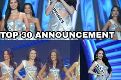 AHTISA MANALO, PASOK sa TOP 30 ng Miss Universe 2025! Pero ang REAKSYON ng mga HURADO at AUDIENCE ang mas NAKAGUGULAT! Bakit siya ang tinawag sa gitna ng matitinding kandidata? Ano ang ginawa niya bago ang announcement na ikinagulat ng lahat? Alamin ang buong kwento ngayon!