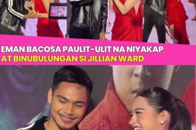 Jillian Ward, halatang hindi komportable sa paulit-ulit na pagyakap ni Eman Bacosa Pacquiao—isang nakakagulat na eksena na agad nagdulot ng matinding intriga at usapan sa social media; bakit tila pilit ang mga yakap at ano ang tunay na nangyari sa likod ng awkward na sandaling ito na yumanig sa publiko?