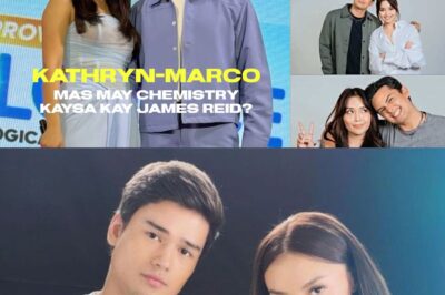 MAS MALALIM ANG KILIG? Kathryn Bernardo, MAS RAMDAM ang CHEMISTRY kay Marco Gumabao kaysa kay James Reid—kahit sila ang bagong tambalan sa teleserye! Sa isang viral moment, mas natural, mas nakakakilig, at mas totoo ang koneksyon nila ni Marco. Totoo bang may bagong love team na nabubuo? Alamin dito!