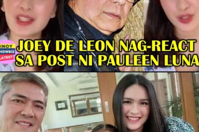 JOEY DE LEON BIGLANG NAG-REACT SA POST NI PAULEEN LUNA PARA SA 41ST ANNIVERSARY NG EAT BULAGA — MAY HUGOT BA SA LIKOD NG MENSAHE? MGA NETIZEN NAGULAT AT NAGTATAKA KUNG ANO ANG TUNAY NA DAHILAN NG KANIYANG KOMENTO, TILA MAY LALIM ANG KANYANG REAKSYON!