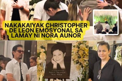 Emosyonal na Pamamaalam: Christopher de Leon, Hindi Napigilan ang Luha sa Pagdalaw sa Burol ng Superstar na si Nora Aunor NH