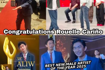 Tagumpay ng Bunso: Rouelle Cariño Hinirang na Best New Male Artist sa Aliw Awards 2025; Vic Sotto at Dabarkads Hindi Napigilan ang Emosyon bb