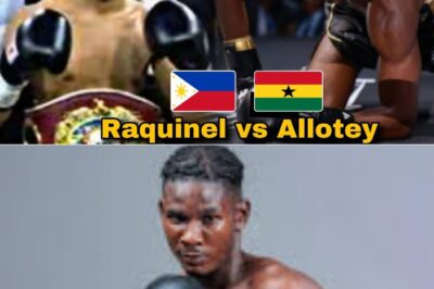 Bagsik ng Kamaong Pinoy sa Africa: Jay-R Raquinel, Pinatulog ang Undefeated na si Theophilus Allotey para Tanghaling Bagong WBO Global Champion! NH