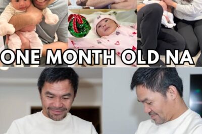 Pag-ibig ng Lolo at Lola: Manny at Jinkee Pacquiao, Hindi Napigilan ang Luha sa Unang Buwan ni Baby Clara NH