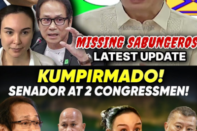 NAKAKAGIMBAL NA REBELASYON SA MISSING SABUNGEROS: ISANG SENADOR AT DALAWA PANG CONGRESSMAN, ITINURO! KABAN NG MGA PAMILYA, BASAG SA HAPIS AT PANGAMBA