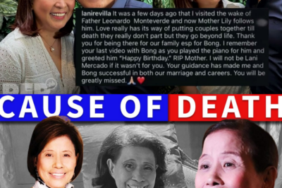 Huling Tagpo ng Walang Hanggang Pag-ibig: Mother Lily Monteverde, Pumanaw Isang Araw Matapos Ilibing ang Kabiyak, Nag-iwan ng Nagluluksa at Nagtatakang Showbiz