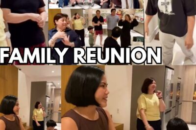 Joey De Leon, hindi napigilan ang matinding emosyon at napaluha nang biglang dumating sina Keempee at Cheenee De Leon sa kanilang Christmas family reunion—isang nakakagulat na tagpo na puno ng luha, pagmamahal, at pagkakaisa ng pamilya na nagpaiyak sa lahat ng nakasaksi. Ano ang tunay na nangyari sa eksenang ito?
