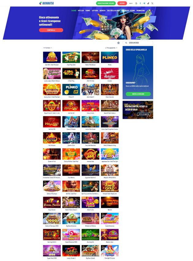 Recensione di Winnita Gambling Enterprise: Pro, Svantaggi e un'esperienza di gioco autentica